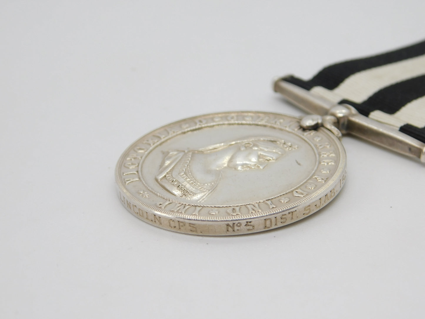 Sterling Silver 'Service Medal for the Order of St John' Antique 1923 Trafford