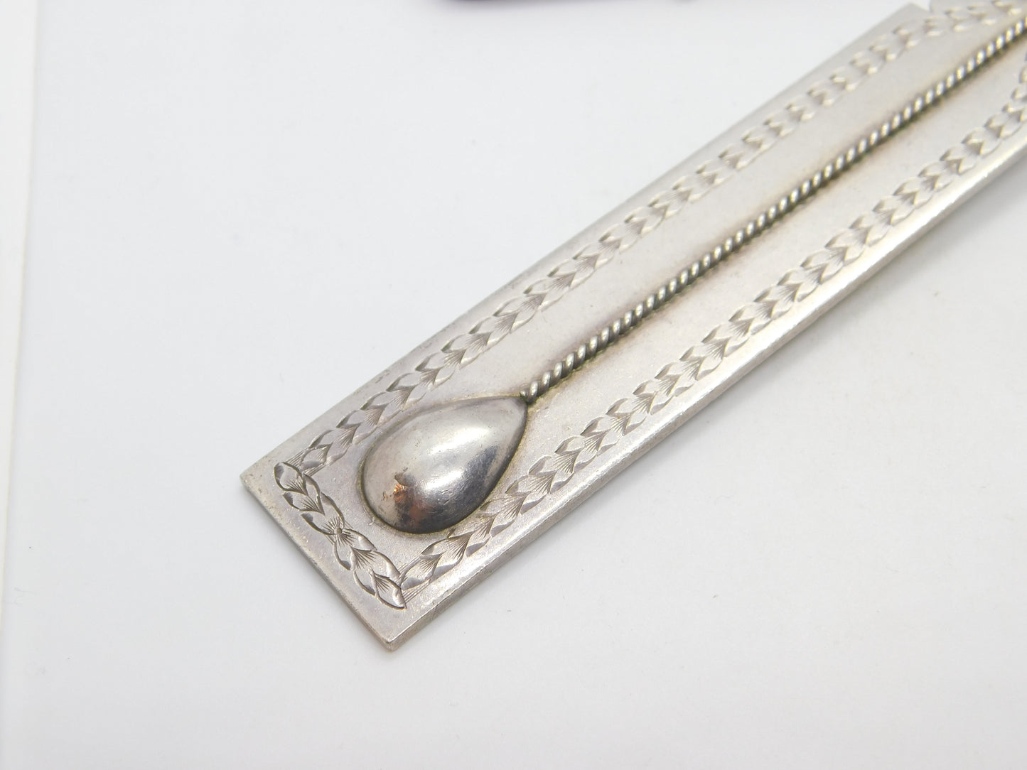 Large Sterling Silver Thermometer Masonic Jewel Medallion 1923 Birmingham