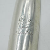 Irish George II Sterling Silver Crested Bone Marrow Scoop Antique c1750 Dublin