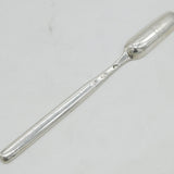 Irish George II Sterling Silver Crested Bone Marrow Scoop Antique c1750 Dublin