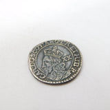 King Charles I Hammered Silver 20 Pence Coin Antique 1625-1649 Fine Condition