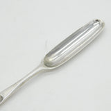 Irish George II Sterling Silver Crested Bone Marrow Scoop Antique c1750 Dublin