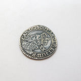King Charles I Hammered Silver 20 Pence Coin Antique 1625-1649 Fine Condition
