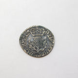 King Charles I Hammered Silver 20 Pence Coin Antique 1625-1649 Fine Condition