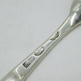 Irish George II Sterling Silver Crested Bone Marrow Scoop Antique c1750 Dublin
