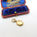 Georgian 9ct Yellow Gold Small Hair Weave Mourning Locket c1830 Antique