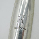 Irish George II Sterling Silver Crested Bone Marrow Scoop Antique c1750 Dublin