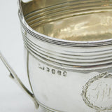 George III Sterling Silver Bright Cut Cream Jug Antique 1800 London