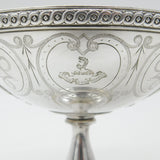 Victorian Silver Plated Crested Trophy Cup 'Duris Non Frangor' Antique c1880