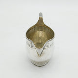 George III Sterling Silver Bright Cut Cream Jug Antique 1800 London