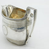 George III Sterling Silver Bright Cut Cream Jug Antique 1800 London