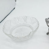 19th Century Maltese Sterling Silver & Cut Glass Centrepiece Dish Antique c1860