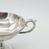 Victorian Silver Plated Crested Trophy Cup 'Duris Non Frangor' Antique c1880