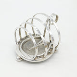 Edwardian Three-Bar Silver Plated Horseshoe Form Toast Rack Antique c1910