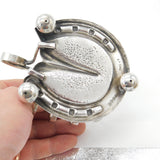 Edwardian Three-Bar Silver Plated Horseshoe Form Toast Rack Antique c1910