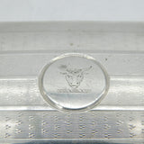 Sterling Silver Crested Ladies Hanging Purse Antique 1920 Birmingham Art Deco