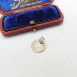 King Charles II Sterling Silver Maundy Two Pence Coin Charm 1679 Antique