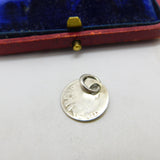 King Charles II Sterling Silver Maundy Two Pence Coin Charm 1679 Antique