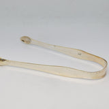 George III Hester Bateman Sterling Silver Bright Cut Sugar Tongs Antique c1770