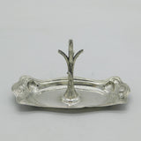 Edwardian Sterling Silver Art Nouveau Ring Tree Dish Antique 1905 Birmingham