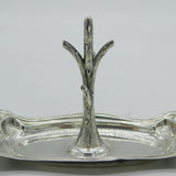 Edwardian Sterling Silver Art Nouveau Ring Tree Dish Antique 1905 Birmingham