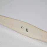 George III Hester Bateman Sterling Silver Bright Cut Sugar Tongs Antique c1770