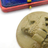 Grand Tour Georgian Large Carved Lava 'Lion of Saint Mark' Cameo c1790 Antique