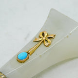 18th Century French Sterling Silver Gilt, 9ct Gold & Agate Desk Seal Antique