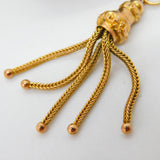 Victorian 15ct Yellow Gold Albertina Tassel Fob Pendant Antique c1880