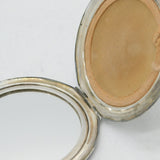 Sterling Silver & Enamel Royal Navy Mirror Compact Vintage 1984 Birmingham