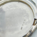 Sterling Silver & Enamel Royal Navy Mirror Compact Vintage 1984 Birmingham