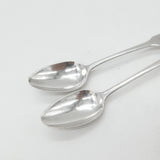 Dundee Provincial Georgian Sterling Silver Pair of Teaspoons 1809 William Constable