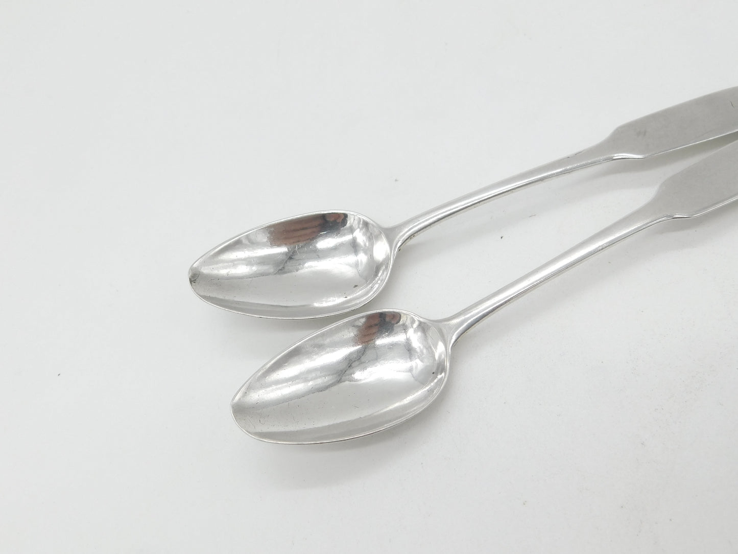 Dundee Provincial Georgian Sterling Silver Pair of Teaspoons 1809 William Constable