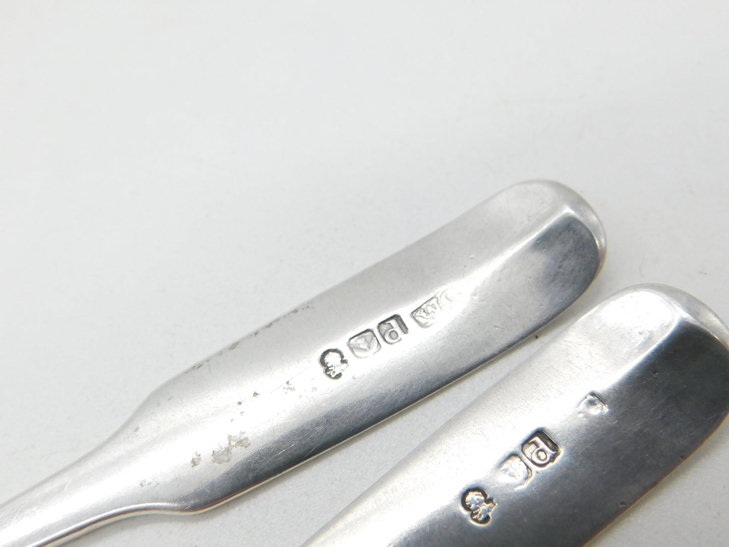 Dundee Provincial Georgian Sterling Silver Pair of Teaspoons 1809 William Constable