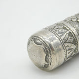 19th Century Anglo-Indian Colonial Sterling Silver Parasol or Fly Swat Handle Antique c1880