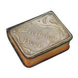 Edwardian Sterling Silver Mounted 'Birthday Book' Antique 1905 Chester