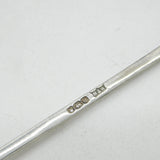 Boxed Set of Sterling Silver Column Terminal Teaspoons Antique 1922 Sheffield