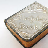 Edwardian Sterling Silver Mounted 'Birthday Book' Antique 1905 Chester