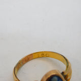 Victorian 22ct Gold & 9ct Gold Wedgwood Jasperware Cameo Ring Antique