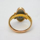 Victorian 22ct Gold & 9ct Gold Wedgwood Jasperware Cameo Ring Antique