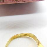 14ct Yellow Gold 2ct Columbian Emerald Band Ring Antique c1920 Art Deco
