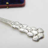 Ramsden & Carr Sterling Silver Art Nouveau Planished Floral Spoon 1914 London