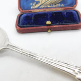 Ramsden & Carr Sterling Silver Art Nouveau Planished Floral Spoon 1914 London