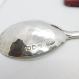 Ramsden & Carr Sterling Silver Art Nouveau Planished Floral Spoon 1914 London