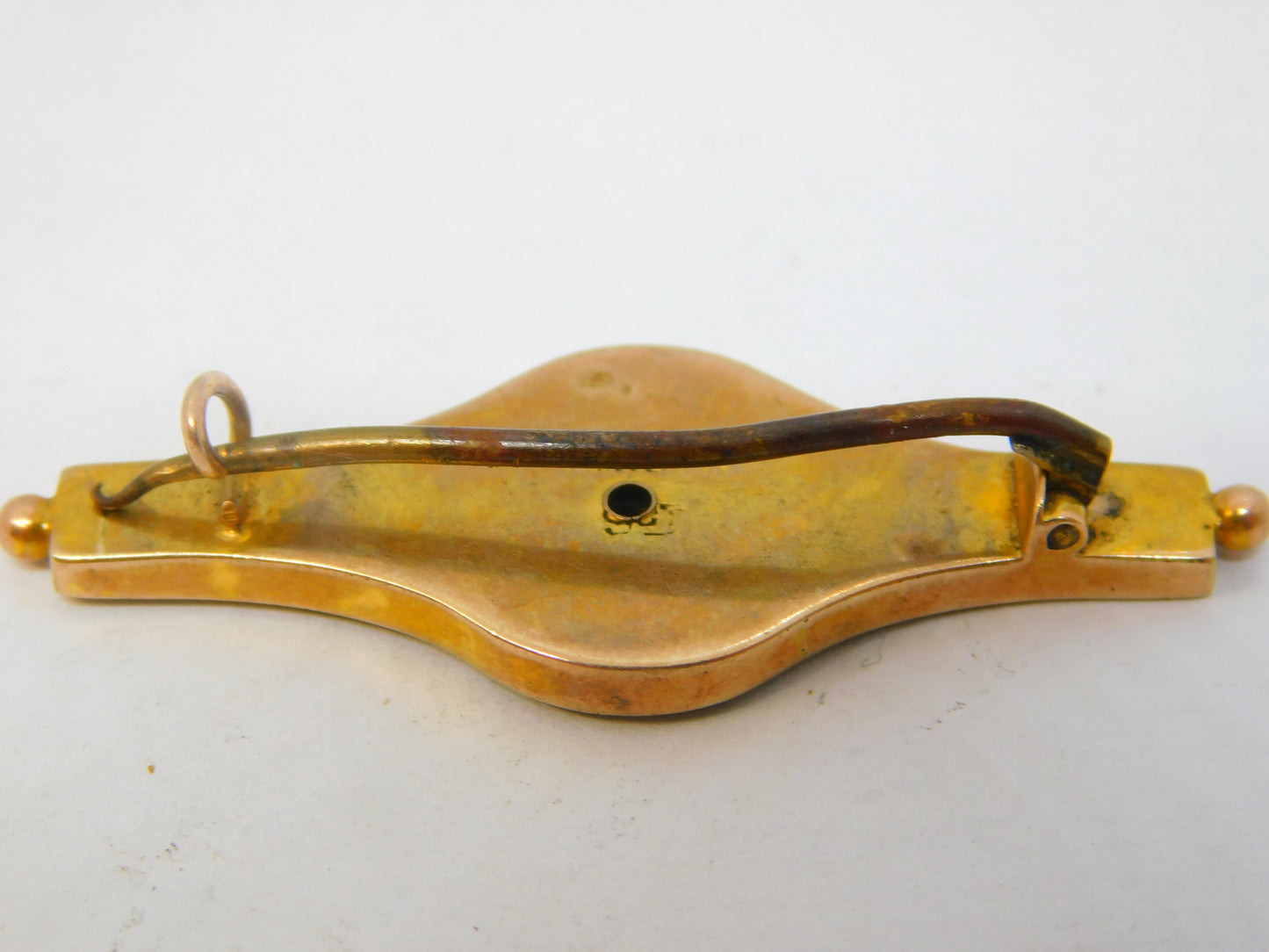 Edwardian 9ct Gold, Jasper & Ruby Set Constellation Brooch Antique c1910