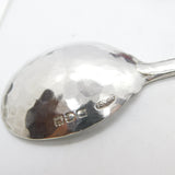 Ramsden & Carr Sterling Silver Art Nouveau Planished Floral Spoon 1914 London