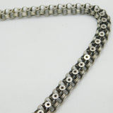 Victorian Sterling Silver Large Locket & Collar Necklace Antique 1879 Birmingham