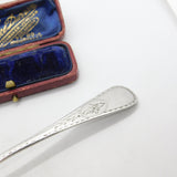 Scottish Provincial Montrose Sterling Silver Bright Cut Spoon Peter Lambert 1823