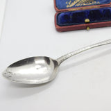 Scottish Provincial Montrose Sterling Silver Bright Cut Spoon Peter Lambert 1823