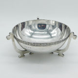 George V Large Sterling Silver Viking Style Fruit Bowl Antique 1922 Birmingham
